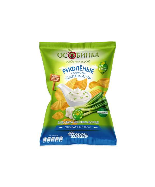 Упаковка Чипсы картофельные - аренда торгового знака Особинка